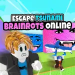 Play Escape Tsunami Brainrots Online now!
